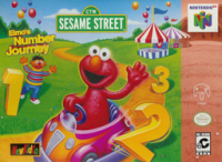 Elmo's Number Journey Nintendo 64 US box art